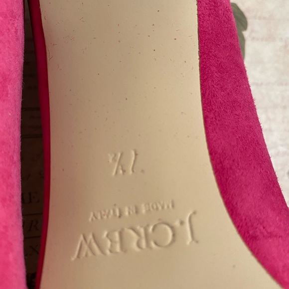 J.Crew Bright Pink Suede Hills - Picture 7 of 9